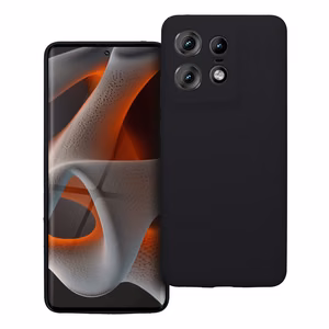 Viedtālruņa apvalks silikona 2mm MOTOROLA EDGE 50 Pro melns