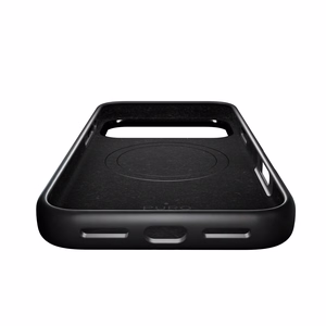Чехол Puro Icon Mag Pro Liquid Silicone для iPhone 17 Pro Max, совместимый с MagSafe, с защитой камеры и алюминиевыми кнопками - чёрный