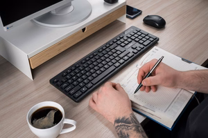 Savio KB-02 tastatūra mājas/birojs USB QWERTY melna