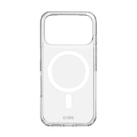 SBS Extreme Mag apvalks iPhone 17 Pro ar D3O tehnoloģiju - caurspīdīgs