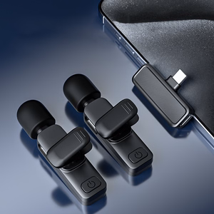 Blavec MK-01 ClipGo piespraužamie mikrofoni, 2 gab., USB-C (LMMK01-B) (krāsa: melna)