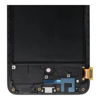 LCD ekrāns paredzēts SAMSUNG A70 A705 HARD OLED ar rāmi