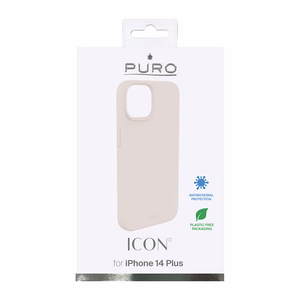 Puro Icon Cover vāciņš ierīcei iPhone 14 Plus / 15 Plus, smilšu rozā