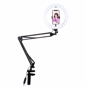 Galda statīvs Puluz ar 26 cm LED vloginga gredzenu PKT3090B