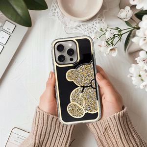 TEDDY BEAR viedtālruņa apvalks IPHONE 11 zelta