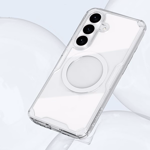 Nillkin Nature TPU Pro MagSafe saderīgs maciņš priekš Samsung Galaxy S26 balts
