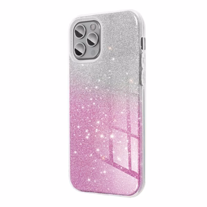 SHINING viedtālruņa apvalks IPHONE 16 caurspīdīgs rozā