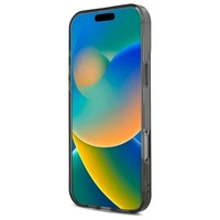 Mercedes MB viedtālruņa apvalks iPhone 16 Pro ar zvaigznīšu rakstu - Melns