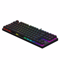 Savio Tempest x2 RGB mechanical keyboard, Outemu sarkans