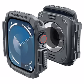 Spigen Rugged Armor apvalks Apple Watch 10 46mm pulkstenim - pelēks