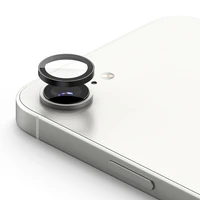 Ringke Camera Frame aizsargstikls 2 komplekts iPhone 16e - melns