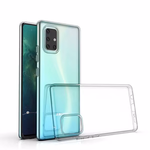 Viedtālruņa apvalks 2 mm BOX SAMSUNG A71 caurspīdīgs