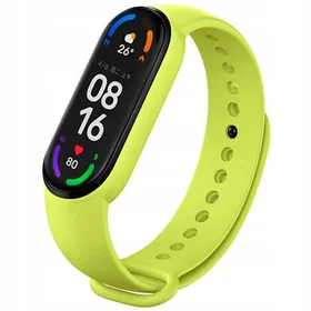 Silikona siksniņa XIAOMI Mi Band 5 / 6 / 7 zaļa (05)