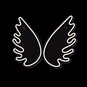 Neon PLEXI LED WINGS balts FPNE09X Forever Light