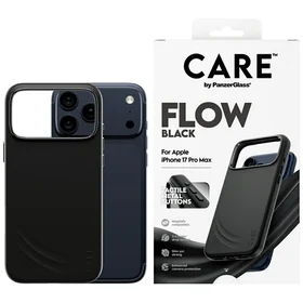 CARE by PanzerGlass Funkcionālais FLOW Magnētiskais viedtālruņa apvalks iPhone 17 Pro Max - Melns