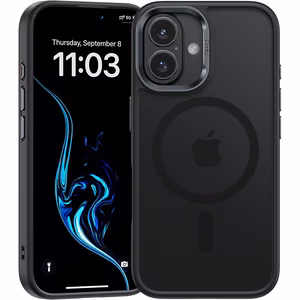 Benks Magnētiskais Mist viedtālruņa apvalks Metal Frame Iphone 16 Plus melns