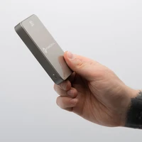 Portatīvais lādētājs saderīgs ar MagSafe Forcell F-Energy SuperSlim F10K8 QC4.0 PD3.0 15W 10000 mAh titāna tuksneša krāsa