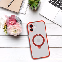 Viedtālruņa apvalks ar statīvu MagSafe Iphone 12 (m) - sarkans
