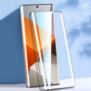 Tempered glass Hard Full Glue 5D Xiaomi Redmi Note 13 Pro Plus 5G black
