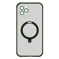 Viedtālruņa apvalks ar statīvu MagSafe IPhone 11 Pro Max (m) - zaļš