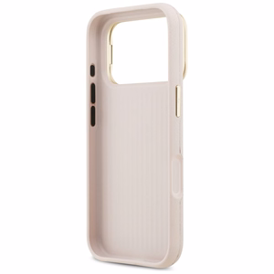 GUESS viedtālruņa apvalks IPHONE 17 Pro GUHCP17LPCS4GSP (Grained PU Big 4G & Stand Camera) rozā