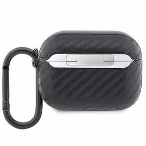 BMW BMAPWMPUCA2 чехол AirPods Pro чёрный/чёрный Carbon Double Metal Logo