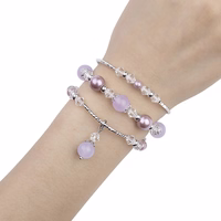 Apple Watch siksna 38/40/41 dizains 4 sudraba-violeta