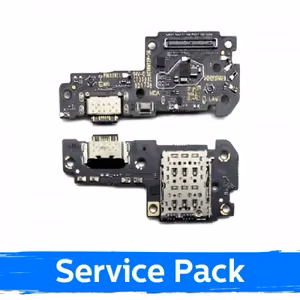 Uzlādes ports saderīgs ar Xiaomi Redmi Note 12 Pro 5G ar elastīgo kabeli / Plata (Service Pack)