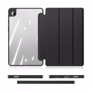 Dux Ducis Toby apvalks ar flip statīvu Samsung Galaxy Tab A9 8.7'' - melns
