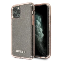 Guess GUHCN65PCGLPI iPhone 11 Pro Max rozā kietais apvalks Glitter