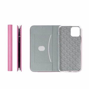 SENSITIVE grāmatas tipa viedtālruņa apvalks XIAOMI Redmi Note 14 4G (GLOBAL - 164,84mm x 78,15mm x 8,16mm) gaiši rozā