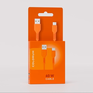 COLORUM kabelis USB-A - USB-C 1,8m 3A CK60-AC-10 xOrange