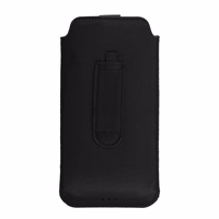 HIT viedtālruņa maksts (izmērs XL) Iphone 15/15 Pro/Iphone 16/16 Pro/Samsung S24/S24 Plus/S25/S25 Plus/A53/A55 5G dizains 1 melns