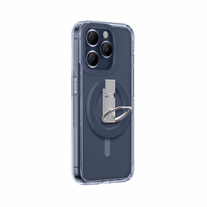 Amazing Thing Titan Pro Mag gredzena turētāja apvalks 10FT IP156.1PTRBU Iphone 15 Pro tumši zila