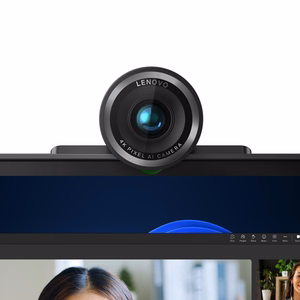 Tīmekļa kamera Lenovo 8 MP 1920 x 1080 pikseļi USB-C Melna