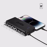 Portatīvais lādētājs Puro Fast 20000 mAh 2x USB-A + 1x USB-C - melna
