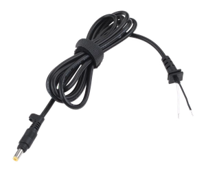 Quer 4,8/1,7 mm DC spraudnis ar montāžas kabeli, 19,5 V/2,5 A