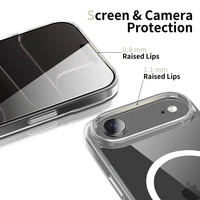 Tech-Protect Flexair Hybrid CC MagSafe maciņš iPhone Air caurspīdīgs