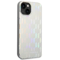 Viedtālruņa apvalks Karl Lagerfeld KLHCP14MLGMMSV3 iPhone 14 Plus 6.7\" sudrabains / sudrabains Monogrāmas Iridescent