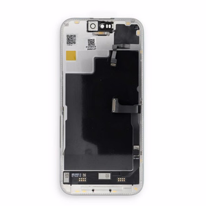 FixCell LCD displejs iPhone 15 Pro SOFT OLED 120 Hz tuvuma un gaismas sensora lokanajam kabelim (diagnosticējams: lietots)