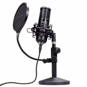 Trust GXT 269 Emita II melns studijas mikrofons