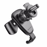 Baseus gravitācijas turētājs automašīnai, stiprināms pie restēm (melns)