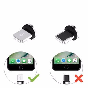 Spraudņa adapteris magnētiskajam USB kabelim Lightning sudraba