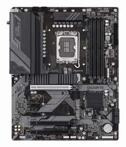 GIGABYTE Z790 D AX mātesplate - atbalsta Intel Core 14. paaudzes procesorus, 12+1+1 fāžu digitālais VRM, līdz 7600MHz DDR5 (OC), 3xPCIe 4.0 M.2, Wi-Fi 6E, 2.5GbE LAN, USB 3.2 Gen 2
