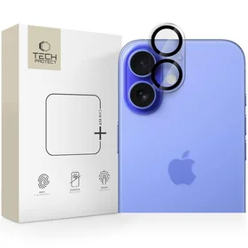Tech-Protect Cam Fit+ kameras vāciņš iPhone 16 / 16 Plus - caurspīdīgs