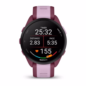 Garmin Forerunner 165 Music – GPS viedpulkstenis, AMOLED, 43 mm, violets