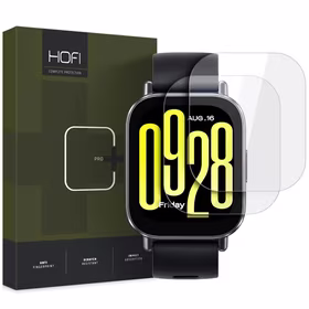RŪDĪTS STIKLS HOFI GLASS PRO+ 2-PACK XIAOMI REDMI WATCH 5 ACTIVE CAURSPĪDĪGS