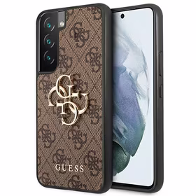Guess GUHCS22S4GMGBR S901 S22 brūns/brūns cietais apvalks 4G Big Metal Logo