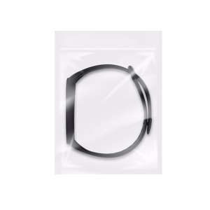 Silikona siksna XIAOMI Mi Band 5 / 6 / 7 melna (01)