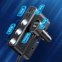 Automašīnas lādētājs JOYROOM JR-CL06, daudzu portu (melns)